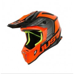 CASCO JUST 1 J38 BLADE NARANJA/ NEGRO "XL"