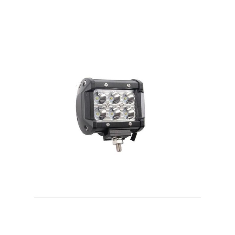 FARO LED AUXILIAR 18W RECTANGULAR 6 CHIP LED BLANCO