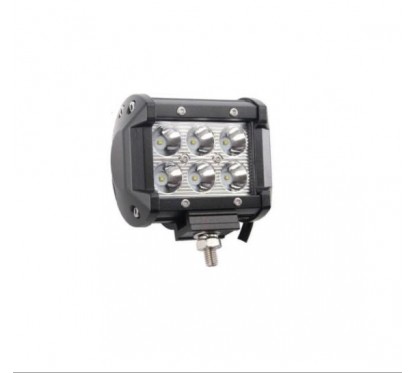 FARO LED AUXILIAR 18W RECTANGULAR 6 CHIP LED BLANCO