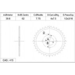 CORONA Z - 38 X 415 CICLOMOTOR COMPETICION