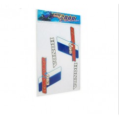 CALCOMANIA HONDA C-90 AZUL -  BLANCO