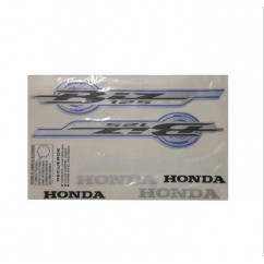 CALCOMANIA HONDA BIZ 125 ES AZUL- PLATA