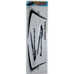 CALCOMANIA HONDA XR 250 TORNADO 14 (ROJA) BLANCA- NEGR (MM2000)