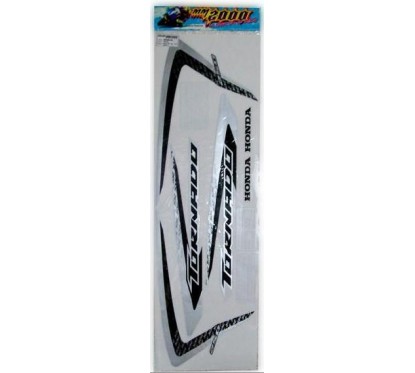 CALCOMANIA HONDA XR 250 TORNADO 14 (ROJA) BLANCA- NEGR (MM2000)