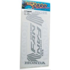 CALCOMANIA HONDA FAN 125 NEGRA/TRANSPARENTE