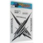 CALCOMANIA HONDA BIZ C-105 10 GRIS- PLATA