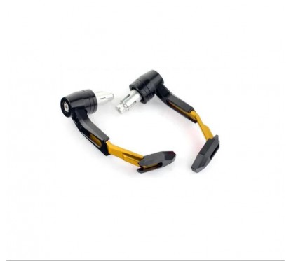 CUBRE MANOS ALUMINIO RIZOMA UNIVERSAL 22- 28mm TIPO PISTA DORADO