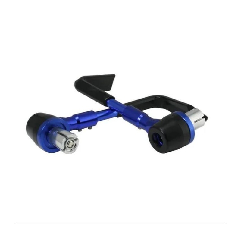 CUBRE MANOS ALUMINIO HALF UNIVERSAL 22/28mm TIPO PISTA AZUL