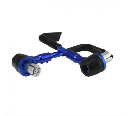 CUBRE MANOS ALUMINIO HALF UNIVERSAL 22- 28mm TIPO PISTA AZUL