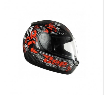 CASCO DRIVE HG BEE NEGRO -  ROJO FLY "XL"