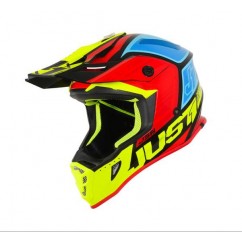 CASCO JUST 1 J38 BLADE NEGRO- AMARILLO- ROJO- AZUL "XL"