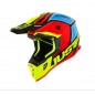 CASCO JUST 1 J38 BLADE NEGRO/AMARILLO/ROJO/AZUL "XL"