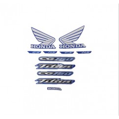 CALCOMANIA HONDA CG 150 TITAN AZUL / NEGRO / GRIS