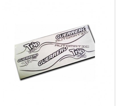 CALCOMANIA GUERRERO TRIP AUTOMATIC GRIS