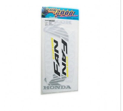 CALCOMANIA HONDA FAN 125 AMARILLA- NEGRA