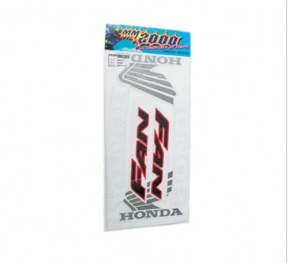 CALCOMANIA HONDA FAN 125 ROJA- NEGRA