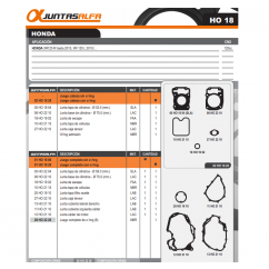 JUNTA MOTOR HONDA XR 125L C- ORING (ALFA)