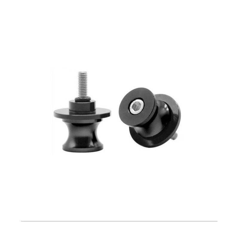 SPOOLS TRASEROS P/CABALLETE ROSCA 10mm NEGRO