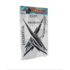 CALCOMANIA HONDA 100 - 105 BIZ C-105 10 NEGRO- PLATA