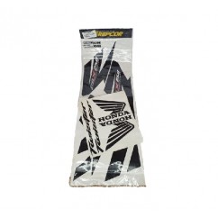 CALCOMANIA HONDA CBX 250 TWISTER 12 NEGRO- ROJO (MM2000)