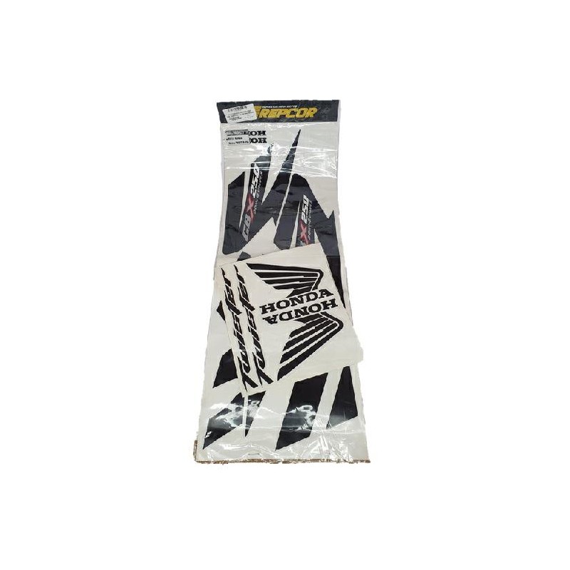 CALCOMANIA HONDA CBX 250 TWISTER 12 NEGRO- ROJO (MM2000)