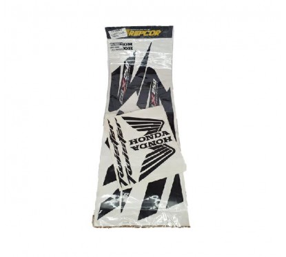 CALCOMANIA HONDA CBX 250 TWISTER 12 NEGRO- ROJO (MM2000)