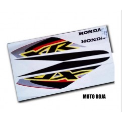 CALCOMANIA HONDA XR 125L PLATA-  AZUL (MM 2000)
