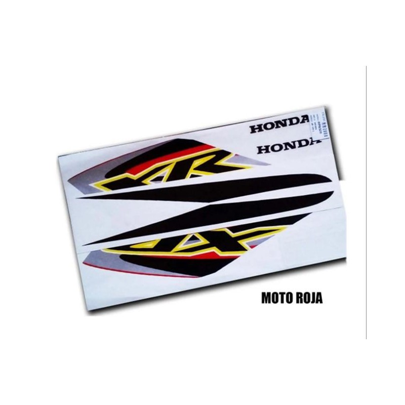 CALCOMANIA HONDA XR 125L PLATA-  AZUL (MM 2000)