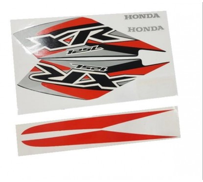 CALCOMANIA HONDA XR 125L PLATA- BLANCA (MM 2000)