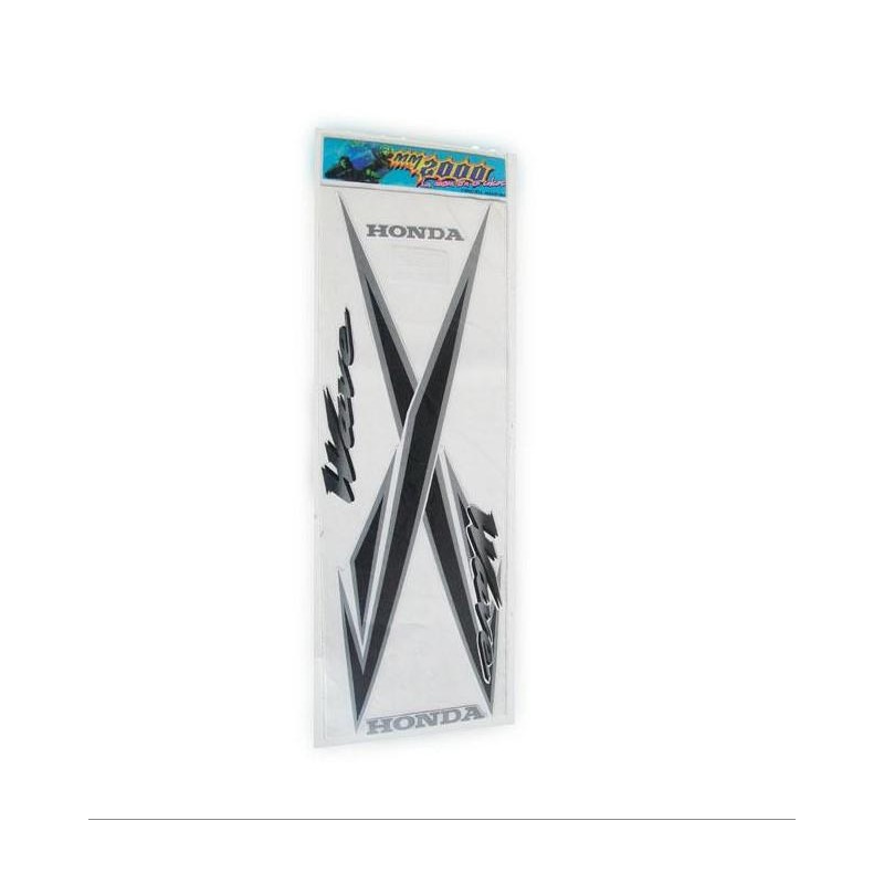 CALCOMANIA HONDA WAVE 10 NEGRA