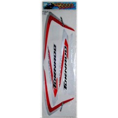 CALCOMANIA HONDA XR 250 TORNADO 14 (NEGRA) ROJA- NEGRA (MM2000)