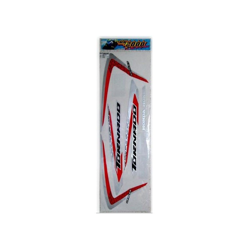 CALCOMANIA HONDA XR 250 TORNADO 14 (NEGRA) ROJA- NEGRA (MM2000)