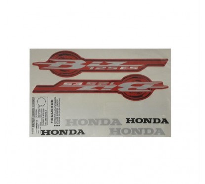 CALCOMANIA HONDA BIZ 125 ES ROJO