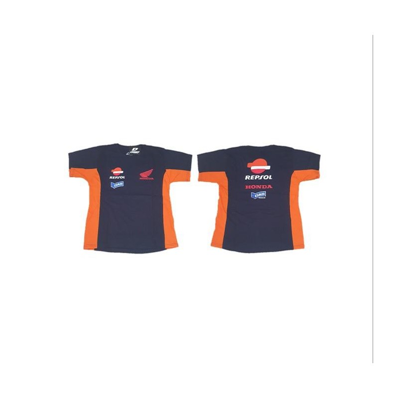 REMERA HONDA REPSOL AZUL "L"