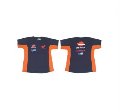 REMERA HONDA REPSOL AZUL "L"