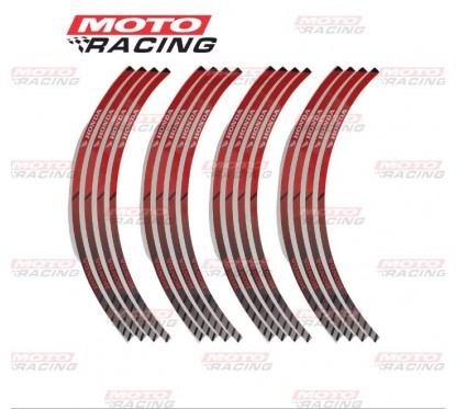 CALCO LLANTA 17 -  18 HONDA ROJO (2 LLANTAS)