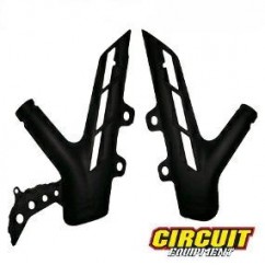 PROTECTOR CHASIS TRASERO HONDA XR 250 TORNADO NEGRO (CIRCUIT)