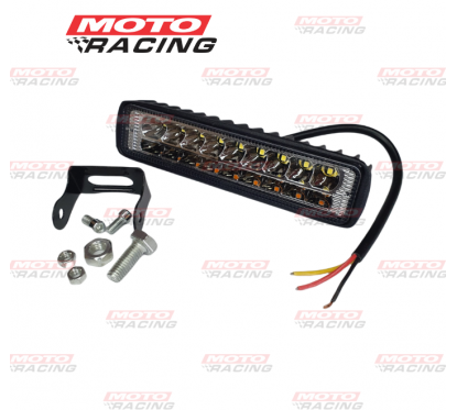 FARO LED AUXILIAR 127W RECTANGULAR BLANCO- AMBAR 9 CHIP LED