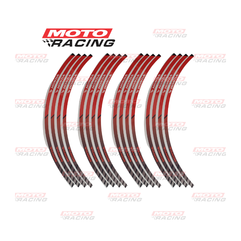 CALCO LLANTA 17 -  18 HONDA ROJO (2 LLANTAS)