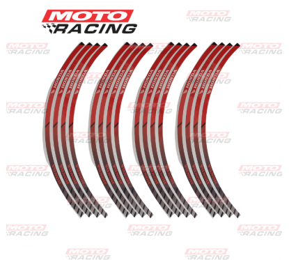 CALCO LLANTA 17 -  18 HONDA ROJO (2 LLANTAS)