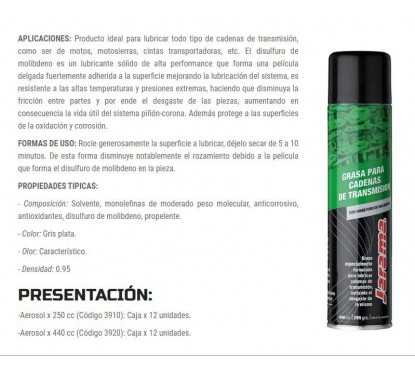 ACEITE AFLOJA TUERCA Y TORNILLOS 440cc AFLOJA TUERCA JARAMA