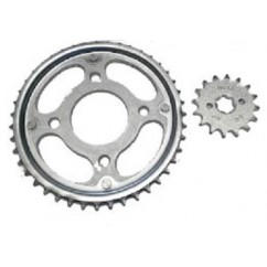 CORONA Y PIÑON HONDA CG 150 TITAN 43- 16 C- PROTECTO (HADA)