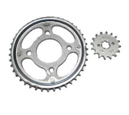 CORONA Y PIÑON HONDA CG 150 TITAN 43- 16 C- PROTECTO (HADA)