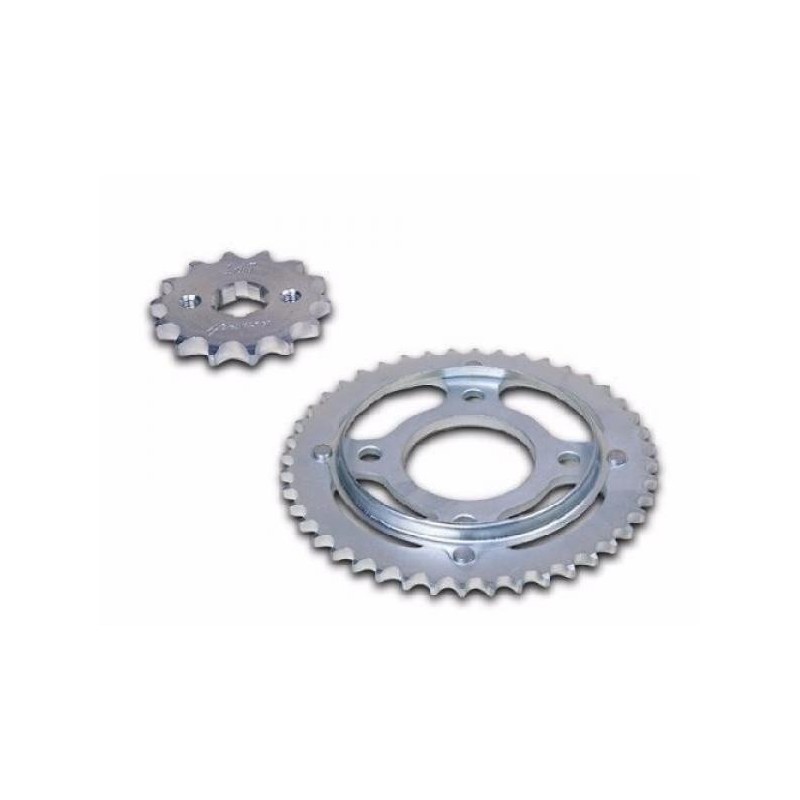CORONA Y PIÑON HONDA 125 TITAN 00- FAN 44- 14 ACERO 1045 (HADA)