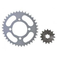 CORONA Y PIÑON YAMAHA CRYPTON T-110 35- 15 (HADA)