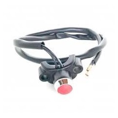 BOTON PULSADOR ARRANQUE -  BOCINA UNIVERSAL ROJO