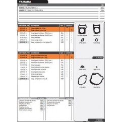 JUNTA MOTOR YAMAHA YBR -  XTZ 125 - JIANSHE 125 C- ORING (HADA)