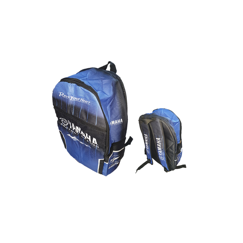 MOCHILA SUBLIMADA YAMAHA AZUL -  NEGRO