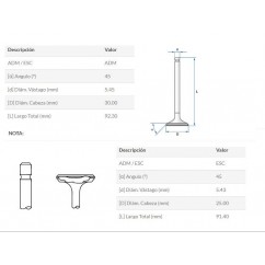 VALVULA ADM / ESC ZANELLA RX 150 (HADA)