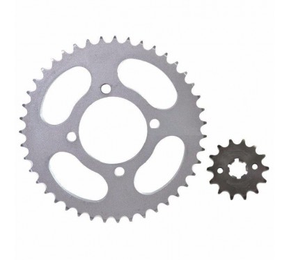 CORONA Y PIÑON BAJAJ PULSAR 135- BOXER 150 43- 15